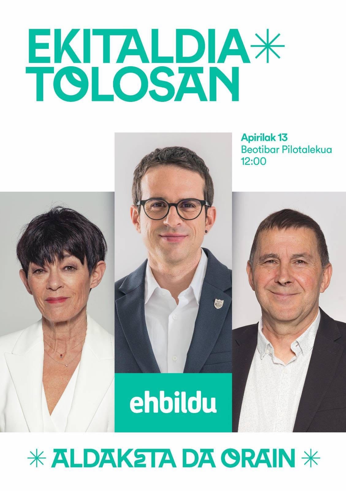 Azpeitiarrak ere larunbateko hauteskunde ekitaldian izango gara, Tolosan