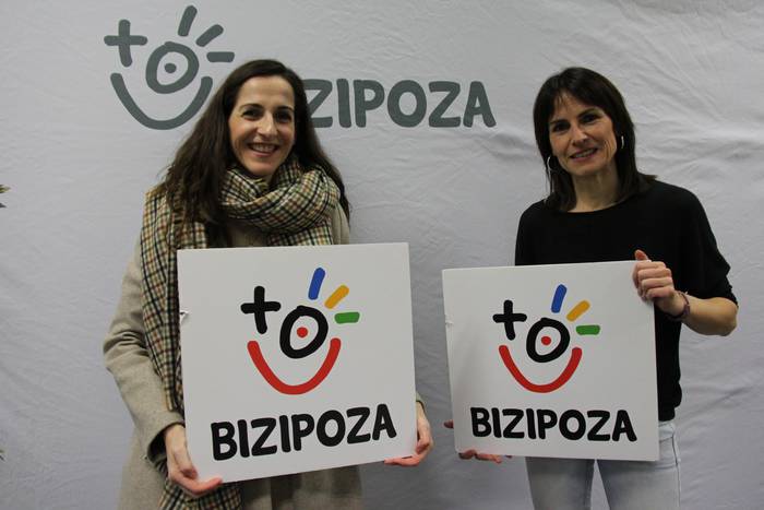 Bideoa: Bizipoza egitasmoa aurkezteko ekitaldia egin dute Zarautzen