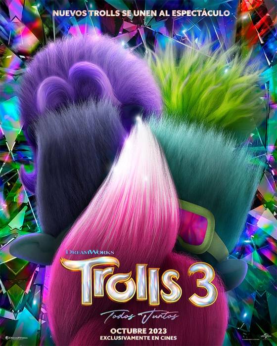 Zinema: 'Trolls 3: Todos juntos' (3D)