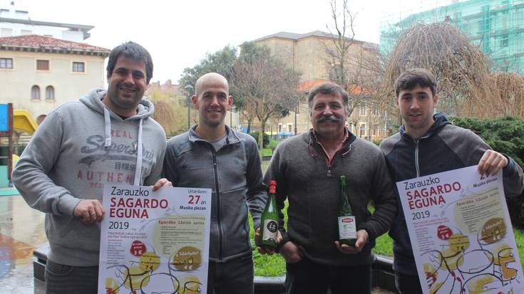 Joxe Garate eta Marian Zumeta omenduko dituzte Sagardo Egunean