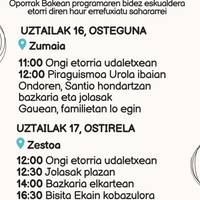 Ongietorri festa Saharako umeei