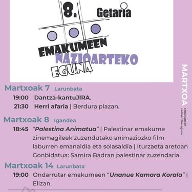 Martxoaren 8a Getarian