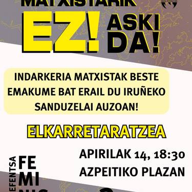 Beste emakume bat eraila!Nahikoa da!