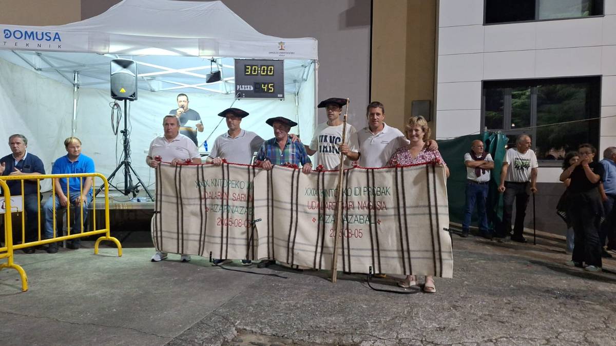 Eusebio Arzadun aiarra izan da nagusi Aizarnazabalgo XXIX. Idi Probetan