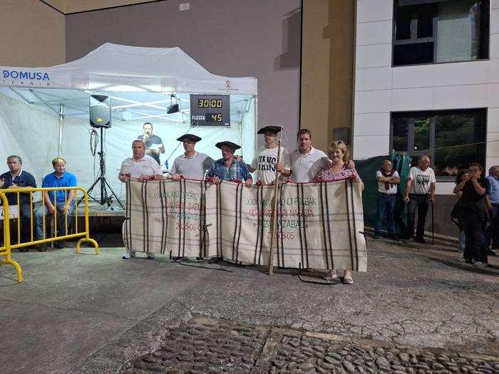 Eusebio Arzadun aiarra izan da nagusi Aizarnazabalgo XXIX. Idi Probetan