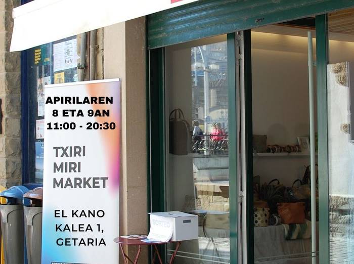 Txirimiri Market azoka egingo dute asteburuan Getarian