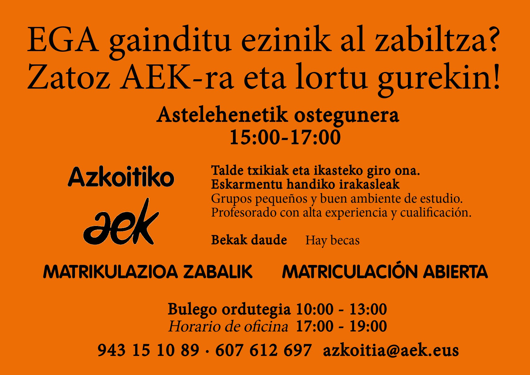 EGA taldea 