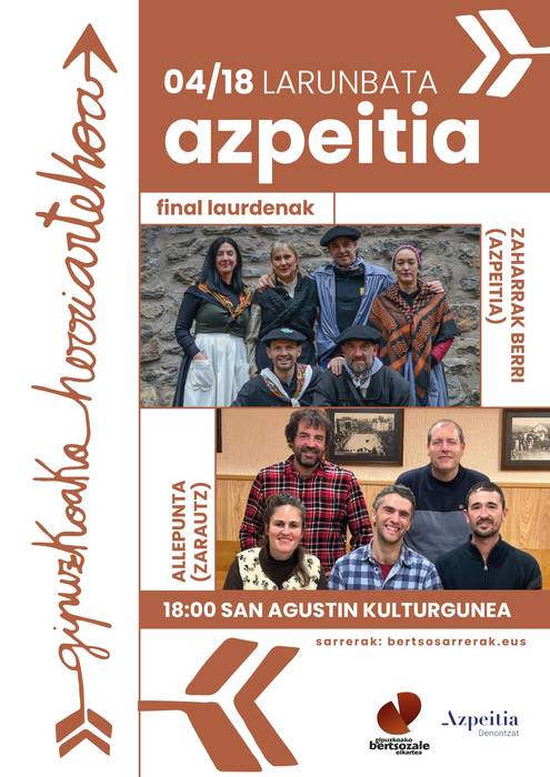 Herriarteko Bertso Txapelketako saioa