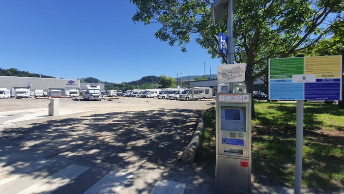Prest dago Zarauzko autokarabanentzako aparkalekua