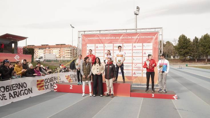 Hirugarren izan da Helene Alberdi distantzia erdiko Espainiako duatloi txapelketan