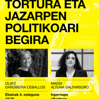 Hitzaldia: 'Torturari eta jazarpen politikoari begira'