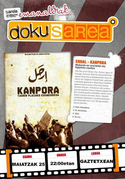 'Kanpora' dokumentala botako dute gaur, Torreberrin