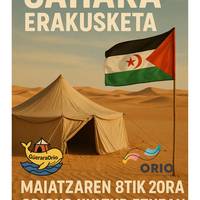 Erakusketa irekiera: Sahara