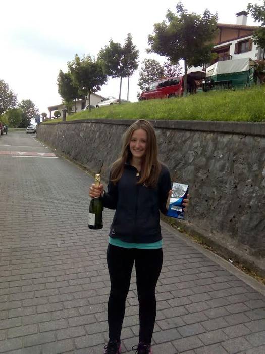 Eneritz Etxabe hirugarren sailkatu da Abaltzisketako zaldi lasterketan