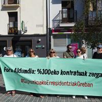 Manifestazioa: San Juan egoitza borrokan