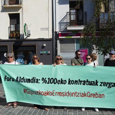 Manifestazioa: San Juan egoitza borrokan