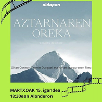 Zinema: 'Aztarnaren oreka' dokumentala
