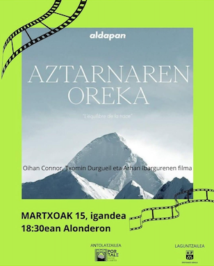Zinema: 'Aztarnaren oreka' dokumentala