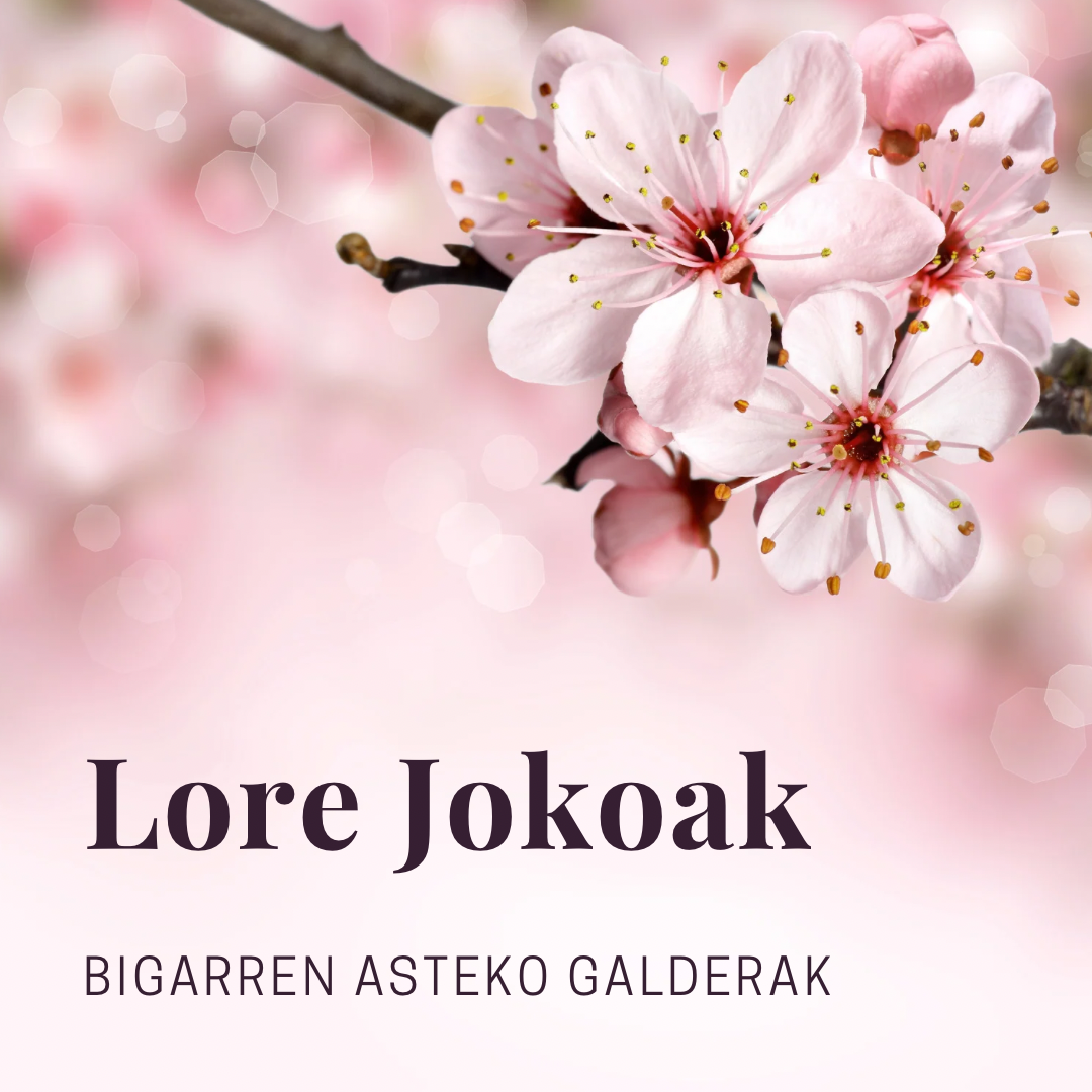 I. Lore Jokoak: bigarren astea, apirilak 19-25. 'Asmatu 15 logoak'