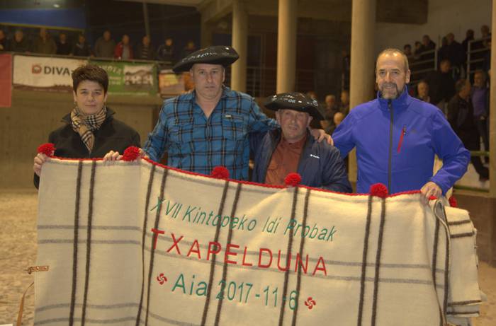 Eusebio Arzadun aiarra garaile XVII. Kintopeko Idi Probetan