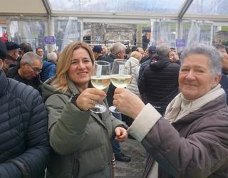 Getariako txakolina, txinparta betean