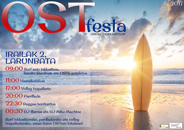 Orioko Surf Taldeak egun osoko festa antolatu du larunbaterako