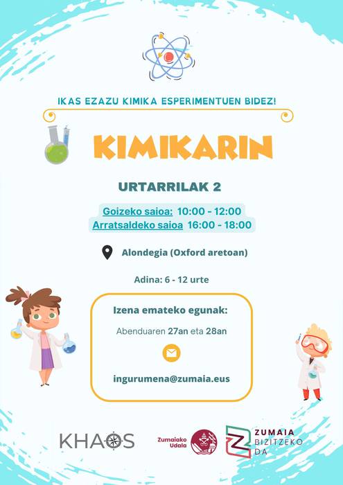 Kimikarin kimika tailerrak