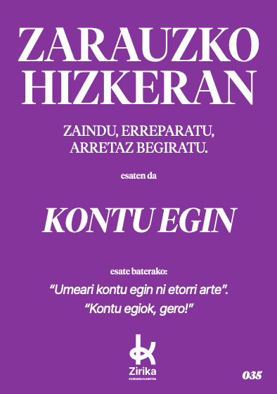 Kontu egiten