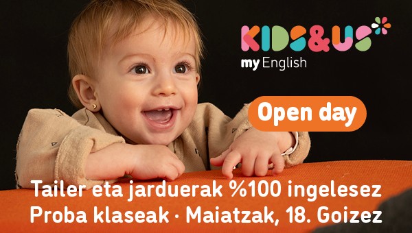 Matrikula egiteko epea zabaldu du Kids&Us Azpeitiak