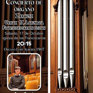 Kontzertua: Oier Gaston organista