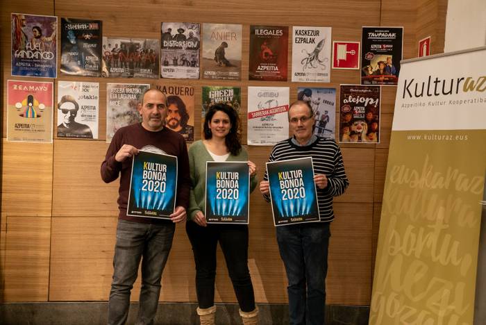 Abenduaren 17an jarriko dituzte salgai 2020rako Azpeitiko Kultur Bonoak
