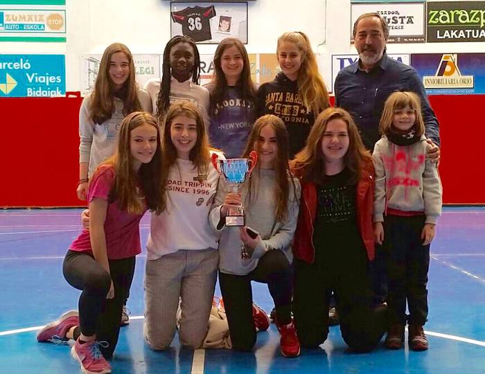 Galdona Pulpo emakumezkoen kadete taldeak Diputazio Saria irabazi du