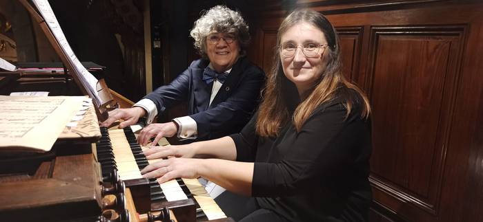 Itziar Urbieta eta Loreto Fernandez organistek kontzertua eskaini dute Loiolako basilikan