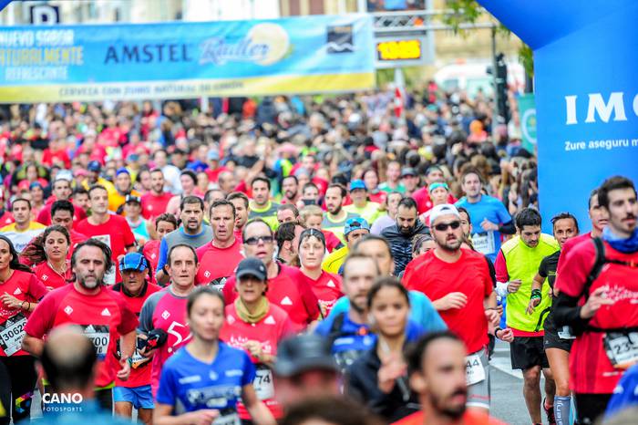 42 azkoitiarrek parte hartu dute Behobia-Donostia lasterketan