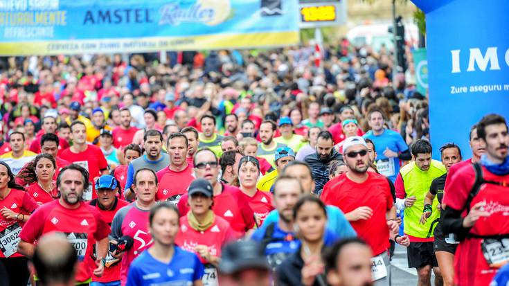 42 azkoitiarrek parte hartu dute Behobia-Donostia lasterketan