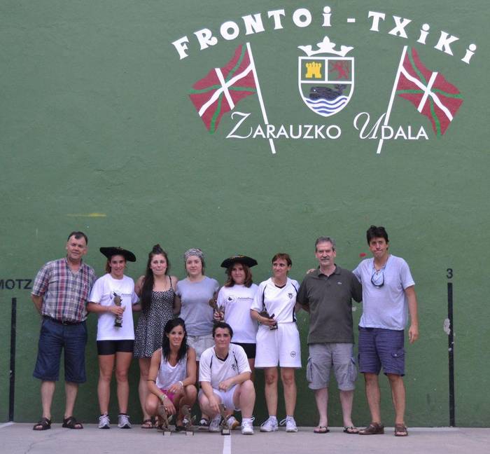 Eman daiteke izena Zarauzko Frontoi Txikiko Emakumezkoen VI. Paleta Txapelketan
