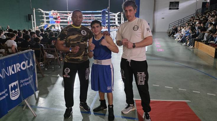 Euskadiko boxeo txapelketako finalera sailkatu da Jesus Magnevy