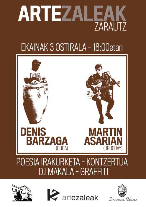 Poesia irakurketa eta kontzertua bihar, Ebro Etxean