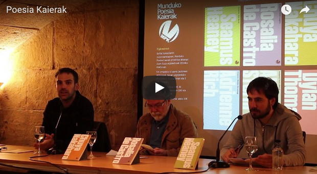 Seamus Heaneyren poesia antologia itzuli du Xabi Borda idazle azpeitiarrak