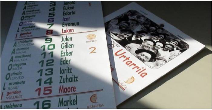 Datorren urterako Seaskako egutegia jarri dute salgai Ikastolan