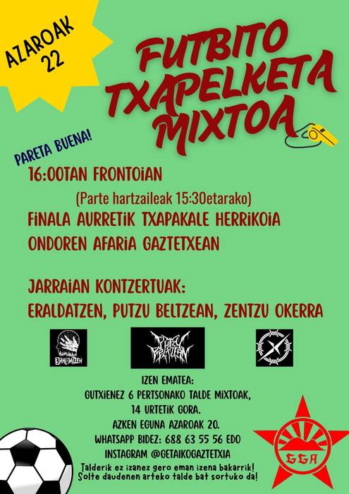 Kirola: Futbito Txapelketa Mistoa