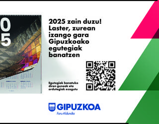 Foru Aldundiak 2025eko egutegiaren 40.000 ale banatuko ditu Gipuzkoan