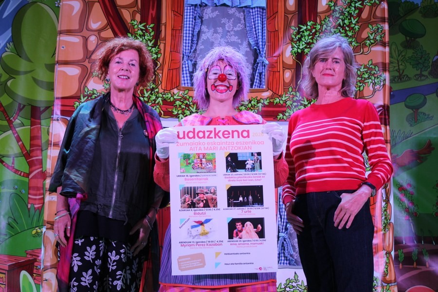 Muxin eta Zapotxin pailazoek irekiko dute udazkeneko arte eszenikoen programa
