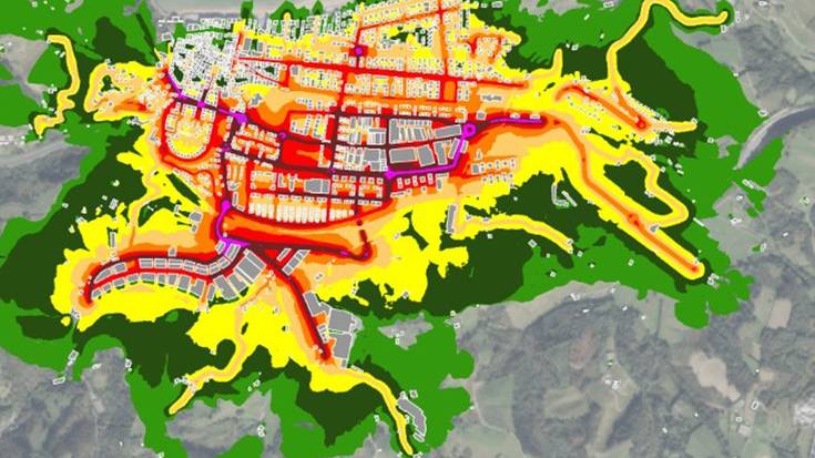 Zarauzko zarata mapa jendaurrean jarri du udalak