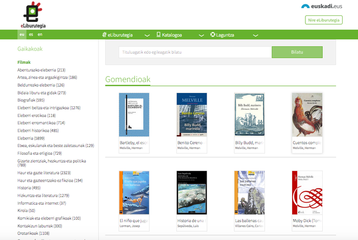 eLiburutegia erabiltzeko sarbidea erraztu die Eusko Jaurlaritzak herritarrei