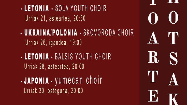 Nazioarteko Ahotsak: Balsis Youth Choir abesbatza