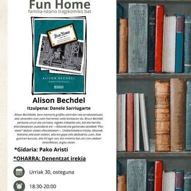 Irakurle taldea: 'Fun Home', Alison Bechdelen liburuaz