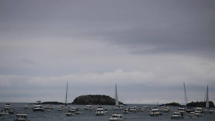 Kirol arrantzan ezarri nahi dituzten neurrien aurka protesta egin dute zumaiarrek ere