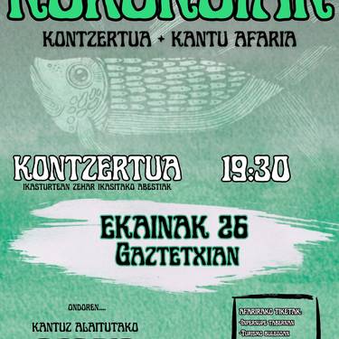 Korokoiak taldearen ikasturte amaierako festa