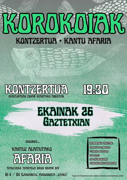 Korokoiak taldearen ikasturte amaierako festa